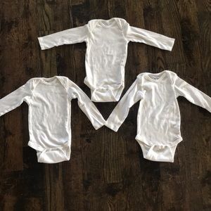 3 Long Sleeve Onesies